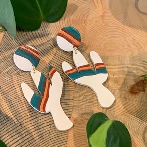 Cactus Statement Earrings